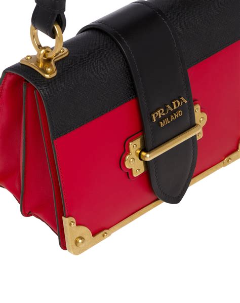 cahier prada faux leather